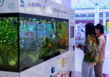 Идея для бизнеса по франшизе: аквариум-автомат в торговом центре