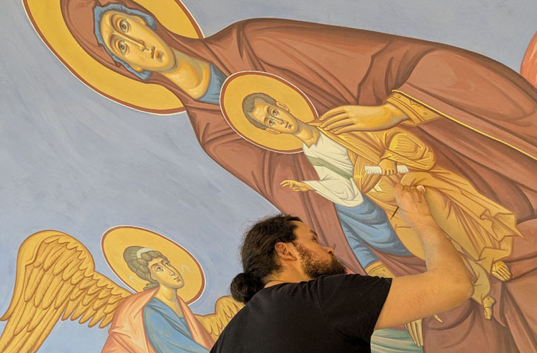 Художник-иконописец Александр Голышев