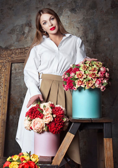 Наталья Хамитова - мастер кремово-зефирной флористики