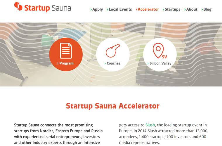 Startup Sauna