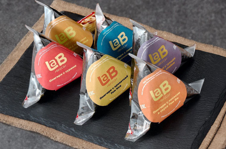Онигири производства компании LAB вкуса