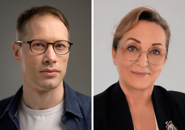 Михаил Беляев и Элита Смилшкалне - эксперты компании 1С-Битрикс