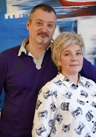 Олег Агранович и Лора Урусова