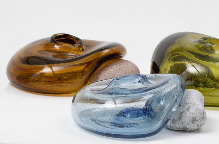 Вазы на камне - стеклодувная мастерская Repin Glass