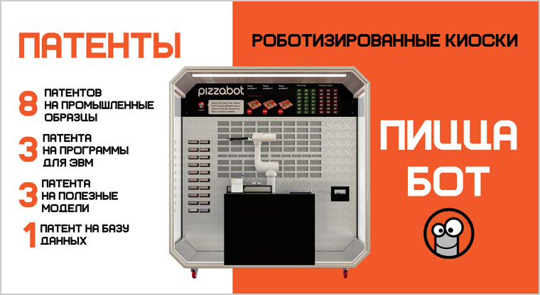 «ПиццаБот» – проект роботизированного киоска-пиццерии, где пицца готовится и выдаётся клиенту без участия человека